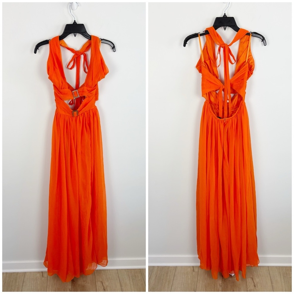 Flaw Yaura X Revolve Jamilah Dress In Orange — image 2 of 8